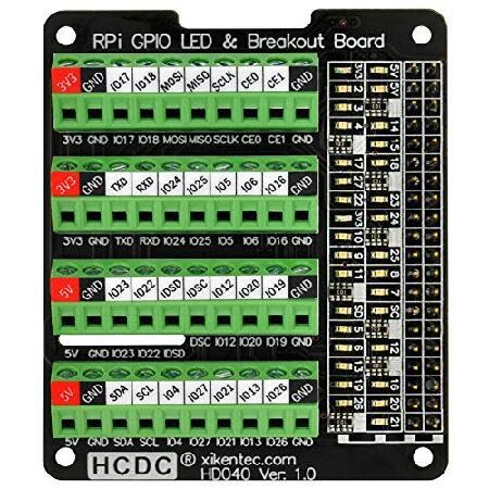 【並行輸入品】 HCDC RPi GPIO Status LED ＆ Terminal Block ...