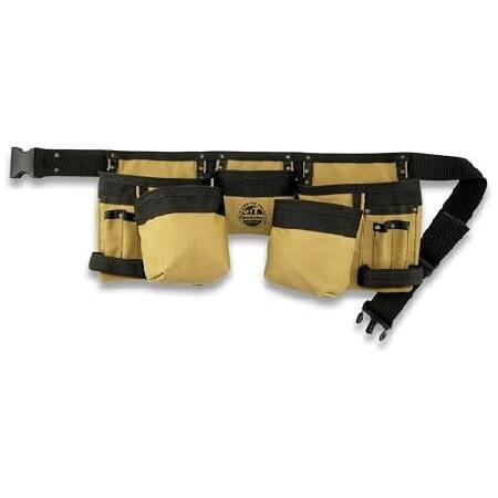 【並行輸入品】 GRAINTEX CD2152 11ポケットフィニッシャーツールエプロン カーキカラ...