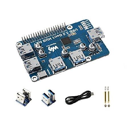 【並行輸入品】 USB 3.2 Gen1 HUB HAT 拡張ボード Raspberry Pi 4 ...