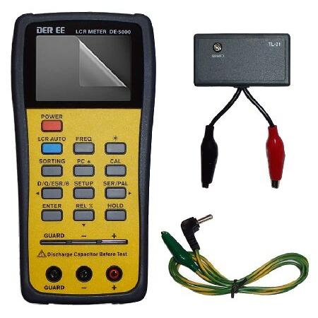 【並行輸入品】 DE-5000 ハンドヘルドLCRメーター テストリード＆ガードライン＆LCD保護フ...