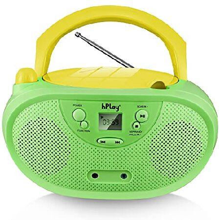 hPlay Gummy GC04 Portable CD Player Boombox with A...