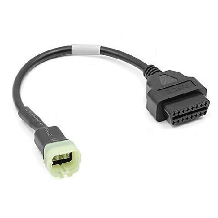 【並行輸入品】 eMoto ユニバーサル 6ピン OBD2 オートバイ診断アダプターケーブル カワサ...