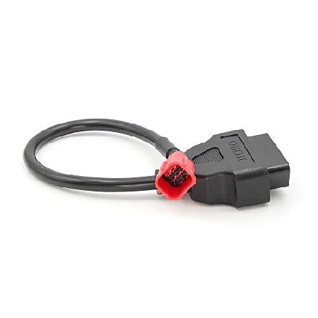【並行輸入品】 eMoto ユニバーサル OBD2 オートバイ診断アダプターケーブル OBDII オ...