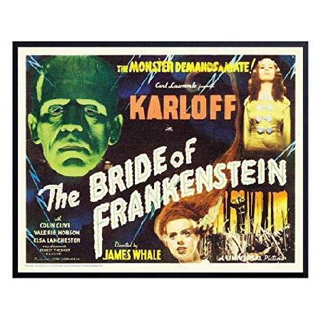 【並行輸入品】 Bride of Frankenstein Poster - Scary Movie...