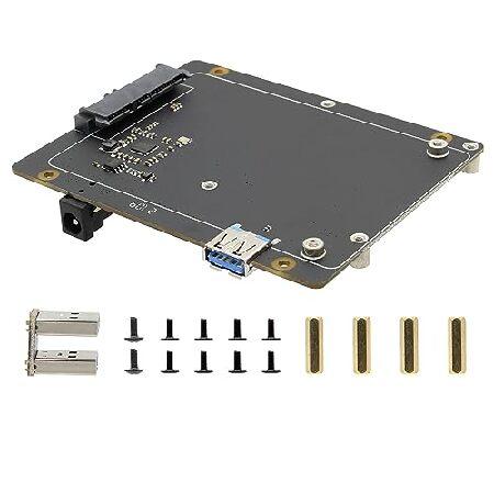 【並行輸入品】 Geekworm Raspberry Pi 4 SATA X825 V2.0 Ras...