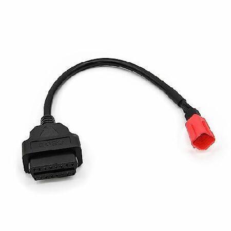 【並行輸入品】 Goliton OBD2 OBDII 診断ケーブルアダプター 6ピンから16ピン ホ...