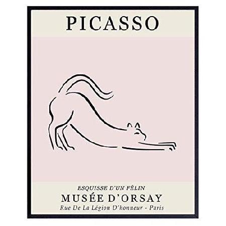 【並行輸入品】 Cat Home Decor - Pablo Picasso Wall Art - ...