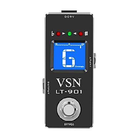 【並行輸入品】 VSNチューナーペダル、クロマチックギターチューナーペダル 高速でアキュレートチュー...