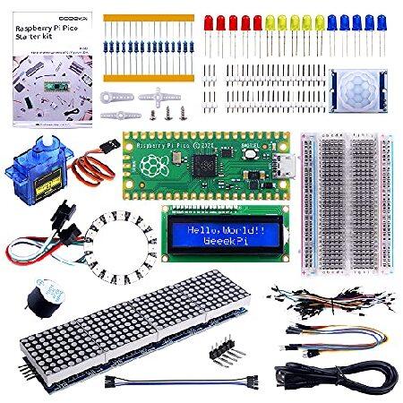 GeeekPi Raspberry Pi Picoベーシックスターターキット Raspberry P...