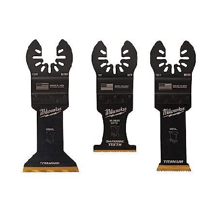 【並行輸入品】 Milwaukee 49109006 オープンロック 3個 金属切削マルチツールブレ...