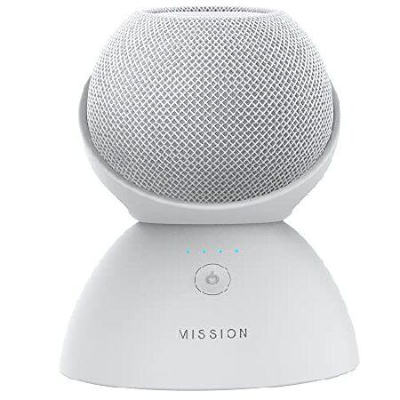 Mission HomePod Mini用バッテリーベース (ホワイト) (HomePodをポータブ...