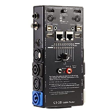 【並行輸入品】 MFL. 15プラグオーディオケーブルテスターラインファインダー ブラック 15イン...