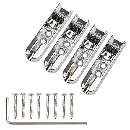 【並行輸入品】 Yootones ベースギターブリッジ 個別ベースブリッジ テールピース シングルス...