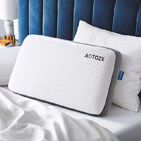 【並行輸入品】 AOTOZE 最高のフラットピロー 深い眠り用 睡眠用ハードピロー 低反発枕 Oek...