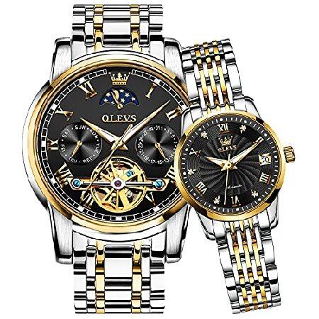【並行輸入品】 OLEVS Couple Automatic Watches for Men and...