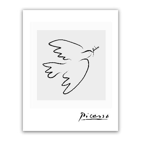 Picasso-Inspired No.12 Wall Art Print. 11x14 UNFRA...