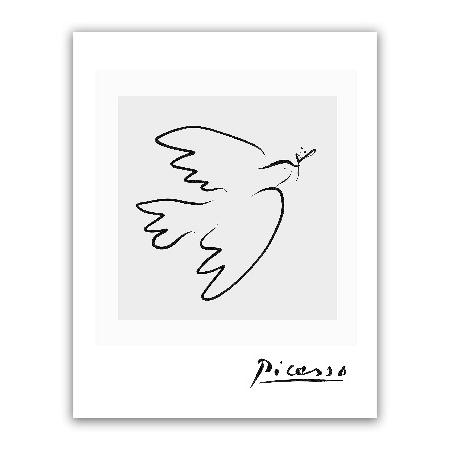 【並行輸入品】 Picasso-Inspired No.12 Wall Art Print. 11x...