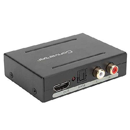 4K HDMI Audio Extractor Splitter, HDMI to HDMI Aud...