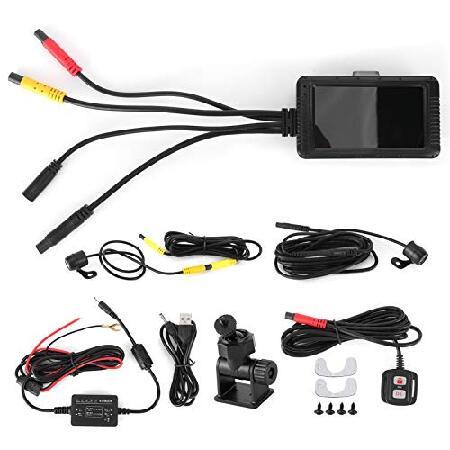 【並行輸入品】 Aramox Motorcycle Dash Cam, 1080P Motorcyc...