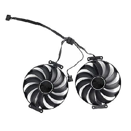 【並行輸入品】 Rakstore 95mm グラフィックカード 冷却ファン 適用 ASUS との互換...