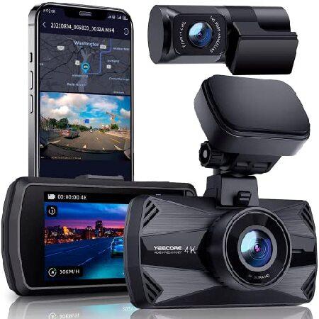 Yeecore Dual Dash Cam 5G WiFi GPS, Real 4K+HDR 108...