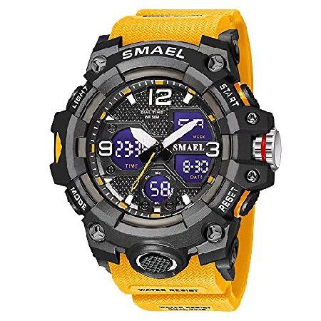 【並行輸入品】 SMAEL メンズ 腕時計 ミリタリー アウトドア 防水 スポーツ 腕時計 日付 多...