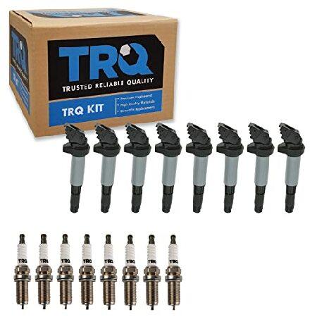 【並行輸入品】 TRQ イグニッションコイル＆イリジウムスパークプラグキットセット BMW 5 6 ...