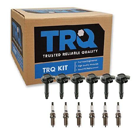 【並行輸入品】 TRQ イグニッションコイル＆イリジウムスパークプラグキットセット フォードリンカー...