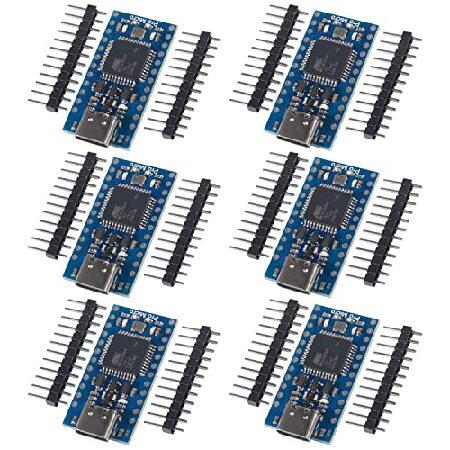 【並行輸入品】 6個 Pro Micro 32U4 5V 16MHz ブートローダー IDE Mic...