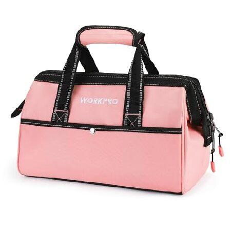 【並行輸入品】 WORKPRO 13-Inch Tool Bag, Pink Soft Cloth ...