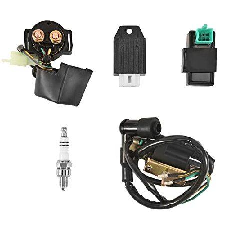 【並行輸入品】 Trkimal ソレノイドリレー イグニッションコイル 5ピン CDIボックス レギ...