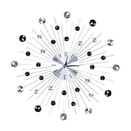 【並行輸入品】 キラキラした壁掛け時計 クリエイティブクォーツ壁掛け時計 ファッション ラグジュアリ...