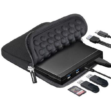 【並行輸入品】 ROOFULL 外付けCD/DVDドライブ USB 3.0 Type-C USBポー...