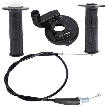 【並行輸入品】 LIYYDS ツイストスロットル アクセル ハンドル グリップ ハンドルバー ケーブ...