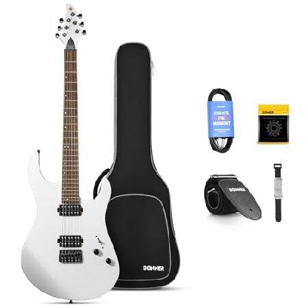 【並行輸入品】 Donner Solid Body Electric Guitar, Matte F...