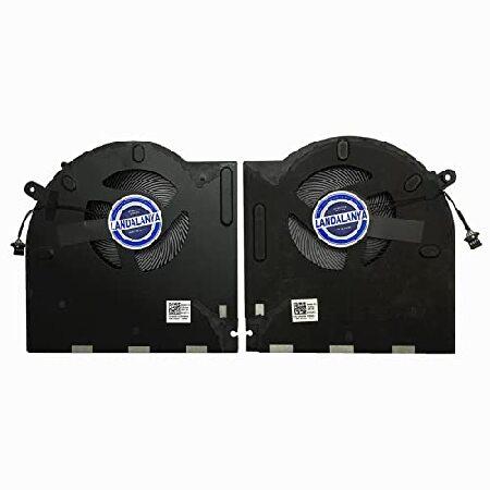 【並行輸入品】 Landalanya 交換用CPUとGPU冷却ファン Dell Alienware ...