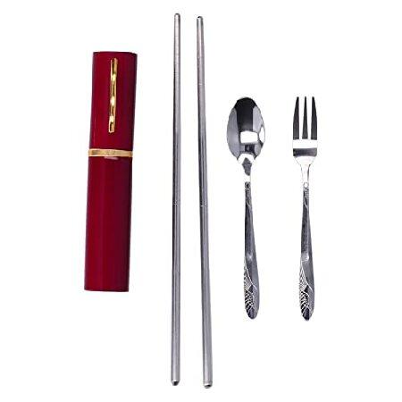 Aluminum Alloy Cutlery Set ，Small Portable Chopsti...
