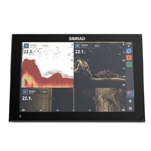 【並行輸入品】 Simrad 000-15222-001、NSX 3012、チャートプロッターと魚群探知機(トランスデューサーなし)、C-MAP Discover Xチャート付き、12インチ、ブラッ
