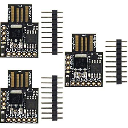 【並行輸入品】 クレイジダイオード 3ピース ATtiny85 モジュール ジェネラルマイクロUSB...