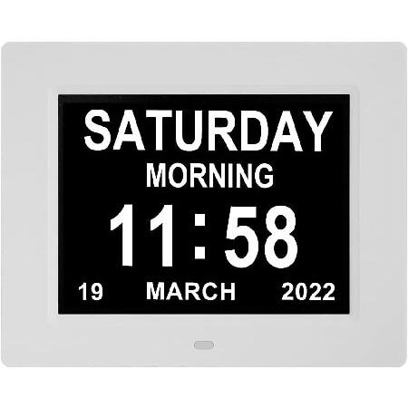 【並行輸入品】 LaMi Products 8.7インチ デジタルデイ日付時計 アラーム5個付き 3...