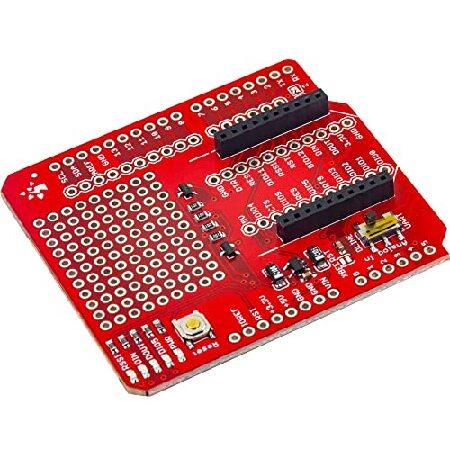 【並行輸入品】 XBeeシールドアダプター通信ブレークアウトボード レッド Arduino UNO ...