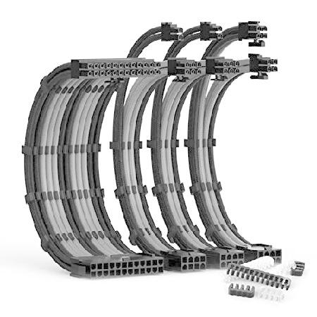 【並行輸入品】 ABNO1 PSU ケーブル延長キット ケーブルコーム2セット付き 1x24ピン/1...