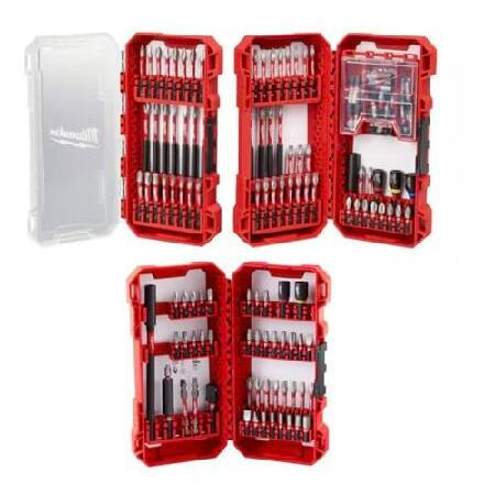 【並行輸入品】 Milwaukee SHOCKWAVE インパクトデューティ 合金鋼ドリルとスクリュ...