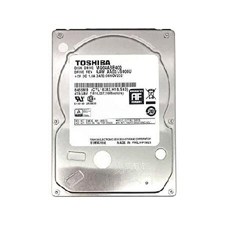 MDD MQ04ABB400 4TB 5400RPM 16MB キャッシュ SATA 6.0Gb/s...