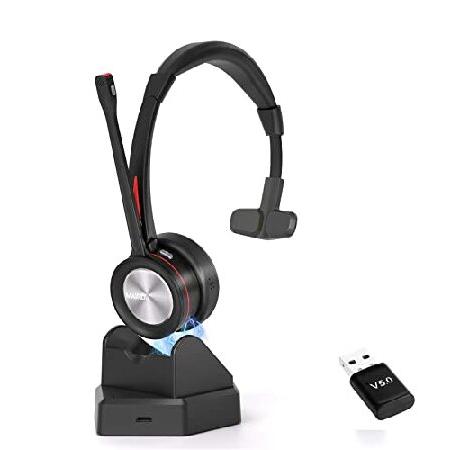 MAIRDI Wireless Headset with Microphone for PC, 5....