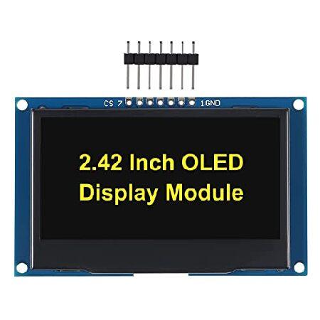【並行輸入品】 DWEII 2.4" 2.42 inch 128x64 OLED LCD Displ...