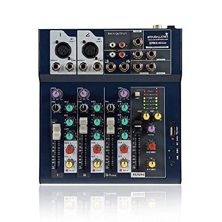 【並行輸入品】 Professional Audio Mixer, STARAUDIO 4-Chan...