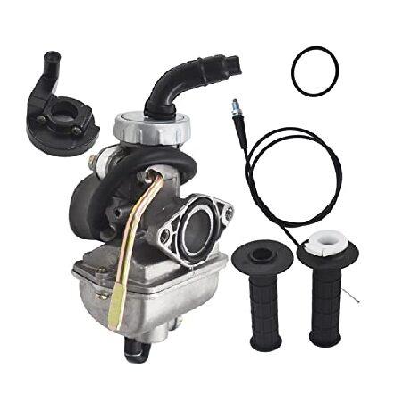 【並行輸入品】 GXYWADY キャブレター スロットルグリップケーブル付き ホンダ XR80 XL...