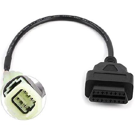 【並行輸入品】 オートバイ OBD2 - 4ピン診断アダプターケーブル オートバイ故障検出パーツ ホ...