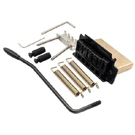 【並行輸入品】 Musiclily Pro 10.5mmモダン 2点支持トレモロユニットブリッジ 4...